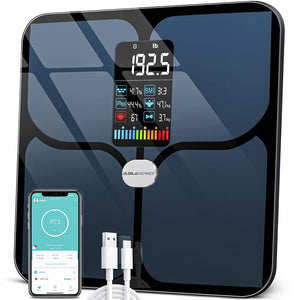 Large Display Body Scale for Fat Heart Rate Heart Index Muscle Mass Bone  Mass