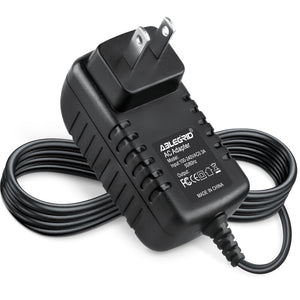 AbleGrid 9V 700mA-1000mA 9VDC 0.7A-1A AC-DC Adapter with OD: 5.5mm x ID: 2.5mm and Positive Inside Fits 100mA / 200mA / 300mA 400mA / 500mA / 600mA / 750mA / 800mA