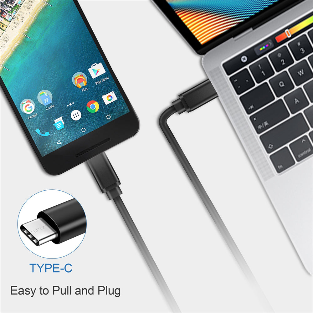 AbleGrid USB-C-to-USB-C Cable Compatible with M-Audio Air 192|8 2-In/4-Out 24/192 Audio Recording