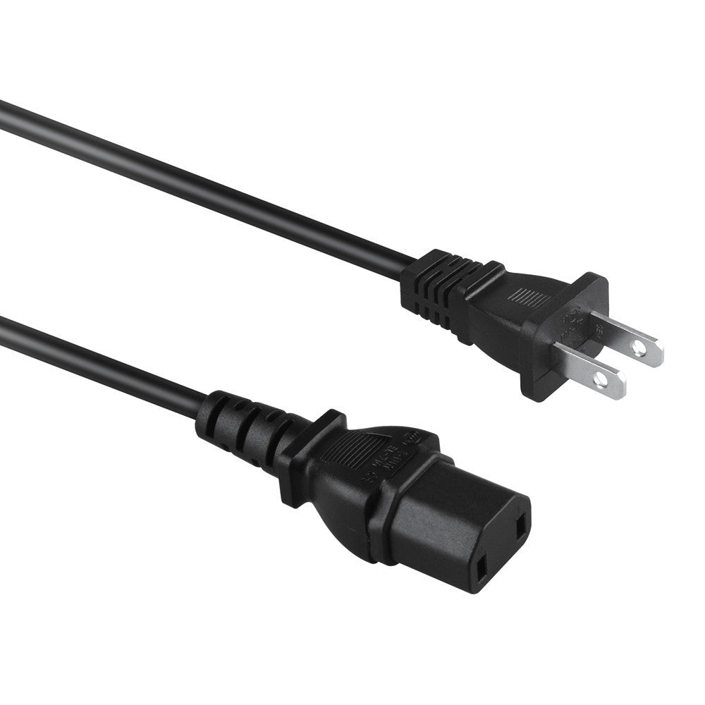 AbleGrid UL Listed 6.6ft 2-Prong Power Cord Cable Compatible with Emotiva USUB 10/12 and X-REF Powered Subwoofers