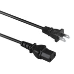 AbleGrid UL Listed 6.6ft 2-Prong Power Cord Cable Compatible with Emotiva USUB 10/12 and X-REF Powered Subwoofers