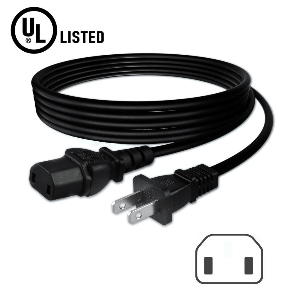 AbleGrid UL Listed 6.6ft AC Power Cord Compatible with RCA GPR2747TL F27191DG P46728WX GPR2645 GPR2649P4 TV Cable