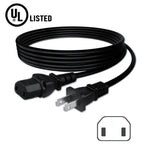 AbleGrid UL Listed 6.6ft 2-Prong AC Power Cord Compatible with Pioneer Elite BDP-05FD and BDP-HD1 Blu-Ray Players