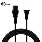 AbleGrid UL Listed 6.6ft AC Power Cord Compatible with Boston Acoustics PV350 PV500 PV700 PV1000 CPS12Wi subwoofer