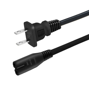 AbleGrid 6ft/1.8m UL Listed 2 Pin AC Power Cord Cable Plug Compatible with Panasonic PT-LC76U PT-LC80U LCD Projector