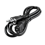 AbleGrid New AC IN Power Cord Outlet Socket Cable Plug Compatible with Toshiba 50HP66 50 1080i HDTV Plasma Television