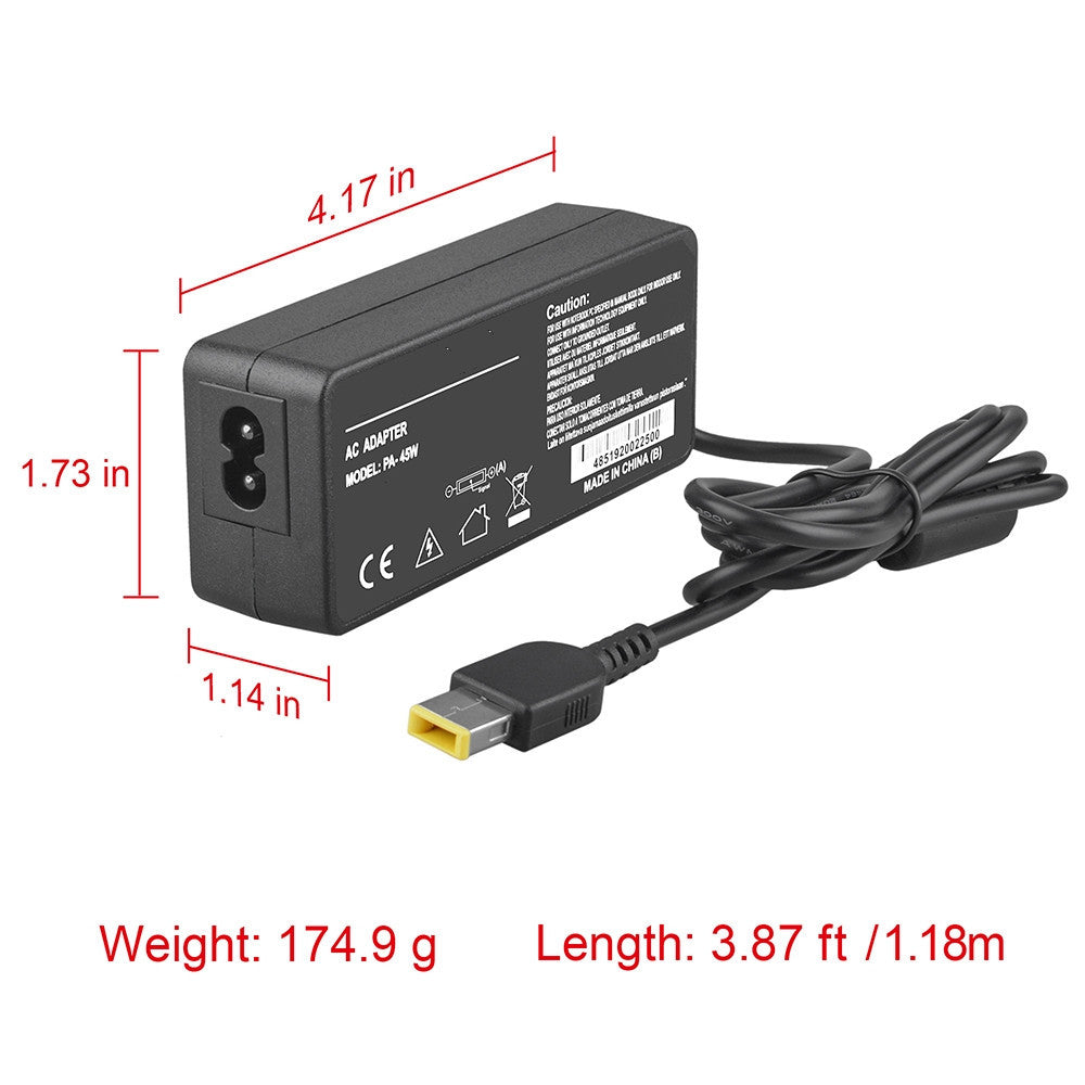 AbleGrid New AC DC Adapter Compatible with Lenovo ThinkPad 11e Chrome & Windows Type 20D9 20DA 20DB 20DU Power Supply Cord Cable PS Charger Mains PSU